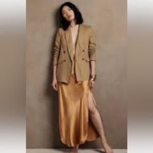 Banana Republic silk maxi skirt